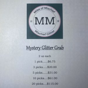 mystery glitter draw
