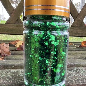 Green Metallic foil flakes
