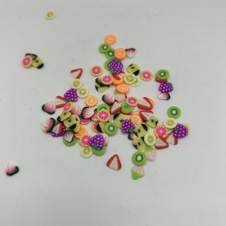 polymer clay slices