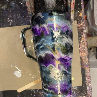 30oz Handled Curve Tumbler